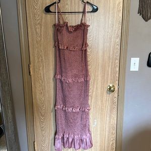 Pink Blush Maternity Dress, Small